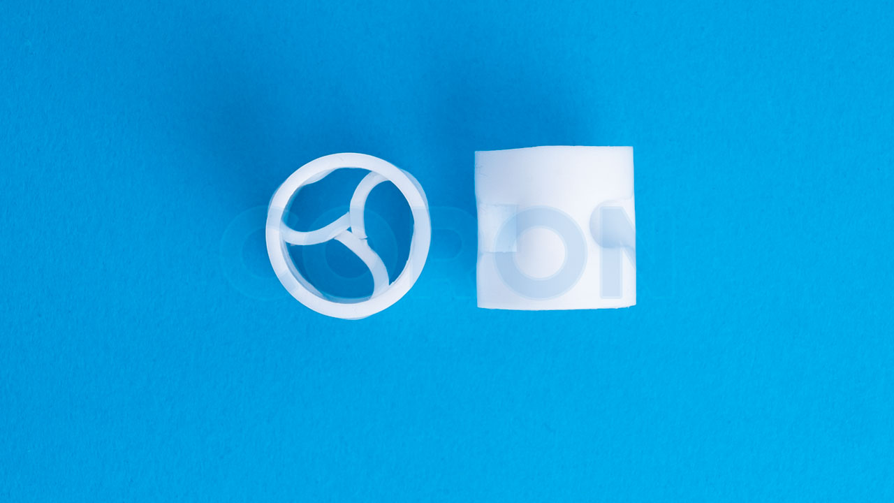 PTFE (Polytetrafluoroethylene) Pall Ring